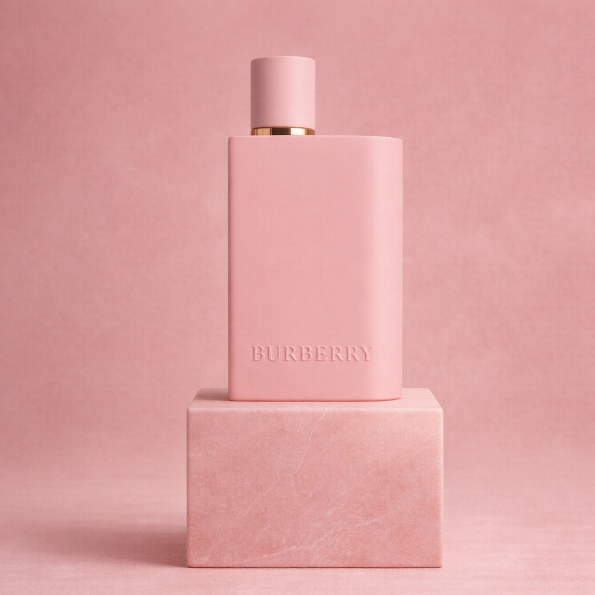 Burberry Her Parfum upright pedestal gallery showcase