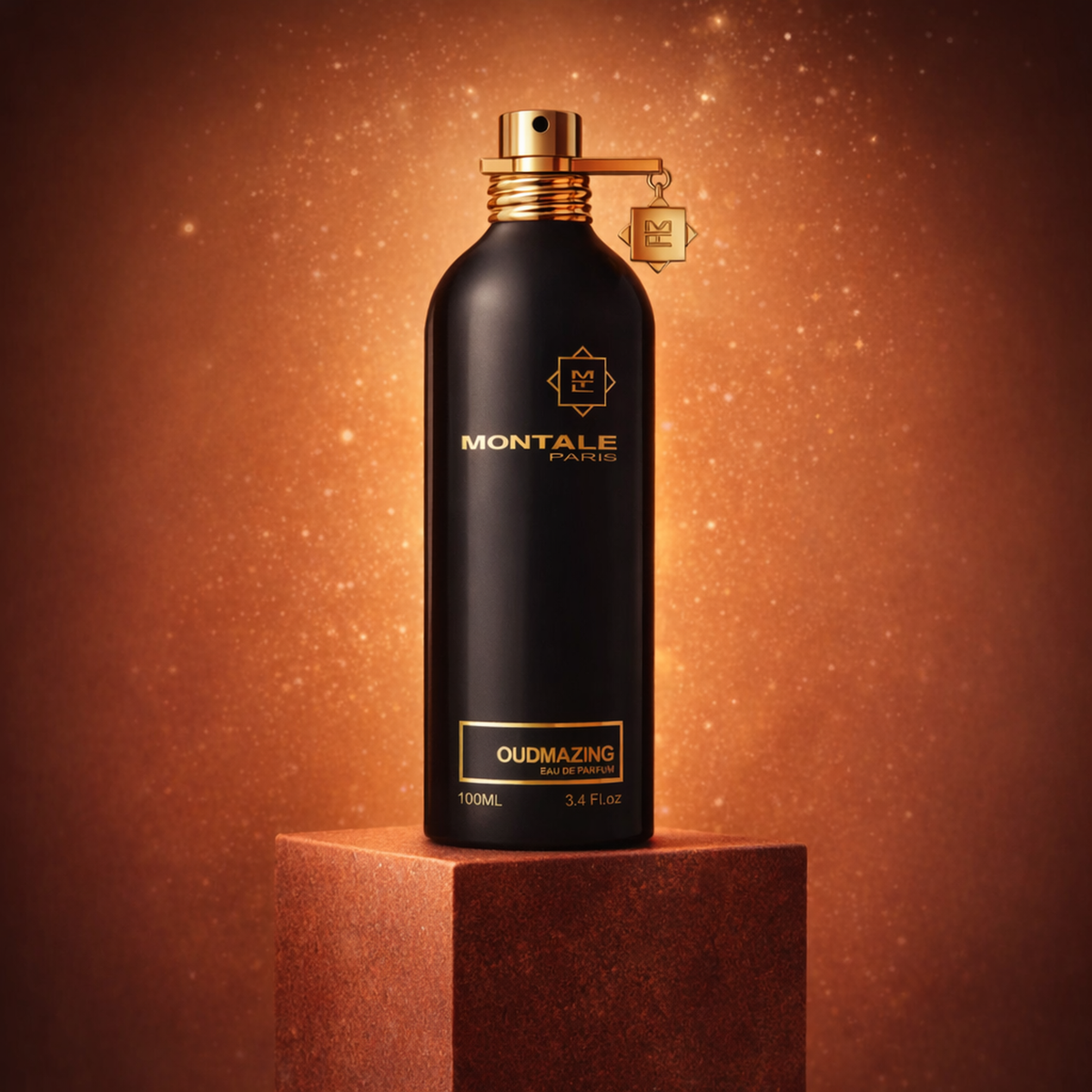 Montale Oudmazing EDP upright pedestal gallery showcase