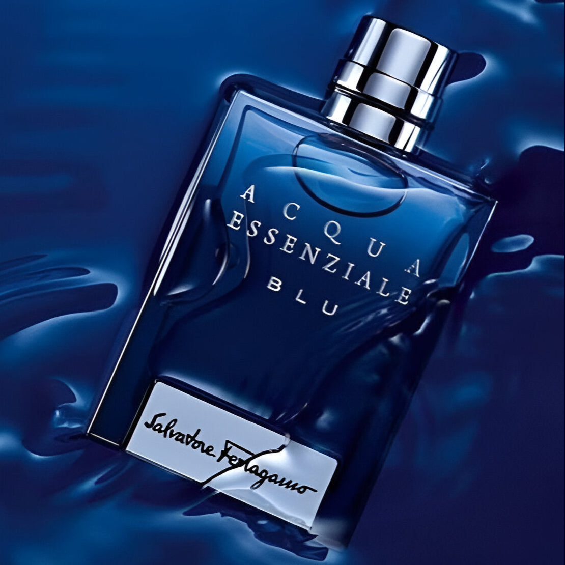 Salvatore Ferragamo Acqua Essenziale Blu EDT For Men Gift Set
