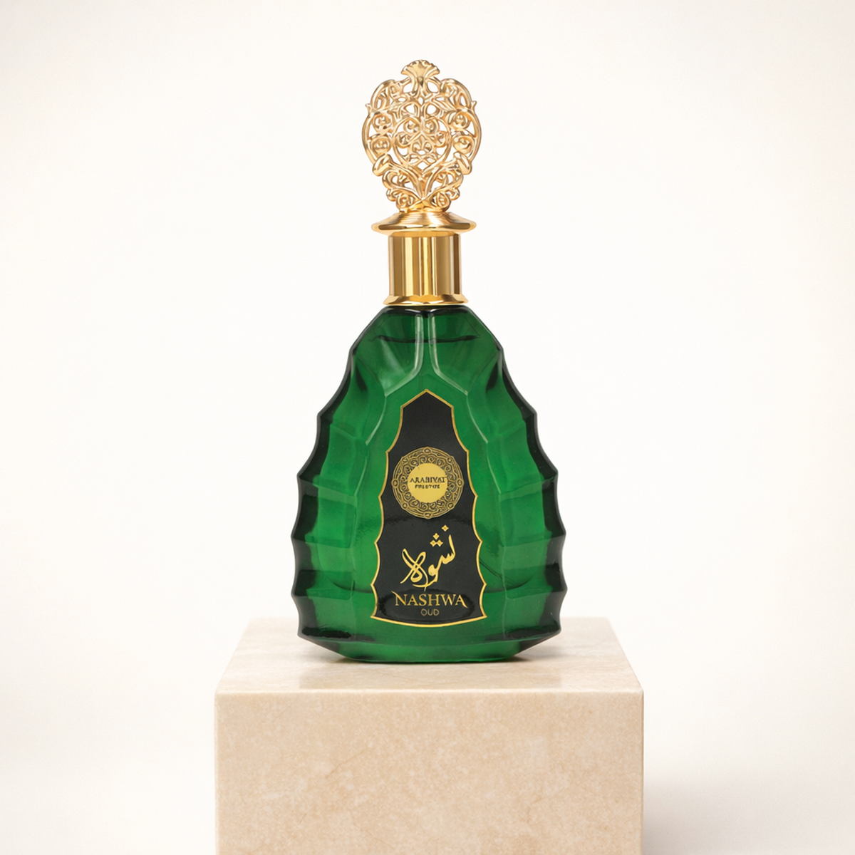 Arabiyat Prestige Nashwa EDP upright pedestal gallery showcase