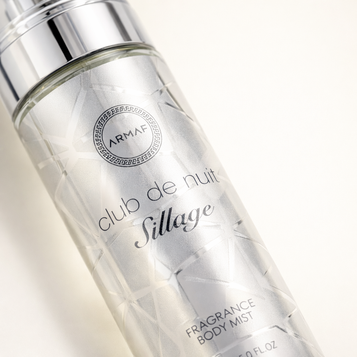 Armaf Club De Nuit Sillage Body Mist macro label detail gallery showcase