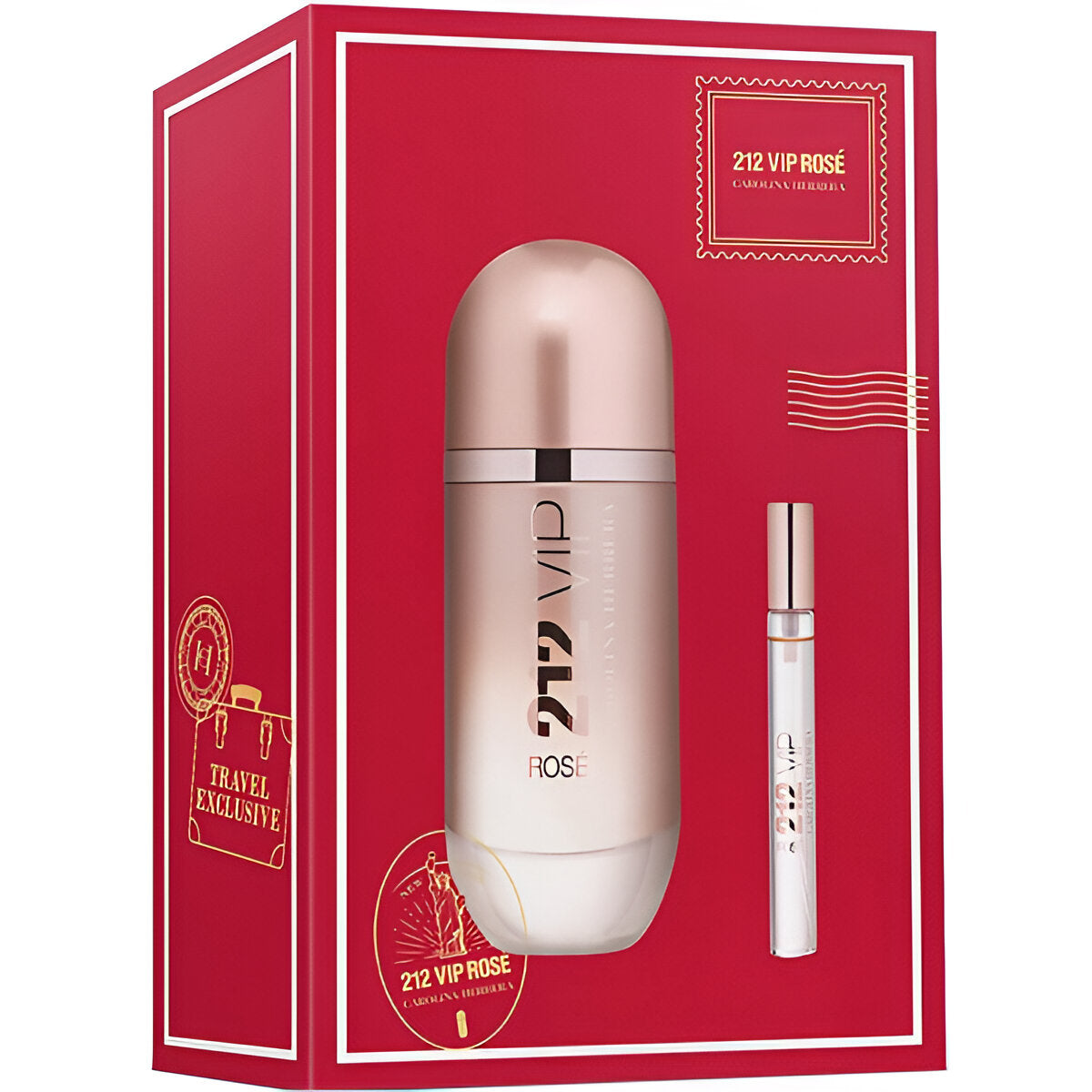 Carolina Herrera 212 VIP Rose EDP Travel Set